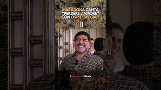 🎶 MARADONA CANTA quotPERDERE LAMOREquot di MASSIMO RANIERI Shorts [upl. by Aloysia]