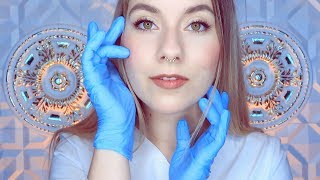 ASMR  TINGLES all over your FACE ☀ Realistic Facial TREATMENT amp MASSAGE [upl. by Ruhtracm931]