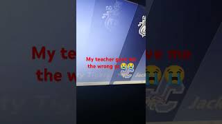 My teacher gave me a PC that was broken [upl. by Ardnalahs]