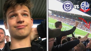 POMPEY vs BOLTON FANS Portsmouth vs Bolton Vlog [upl. by Amsirp]