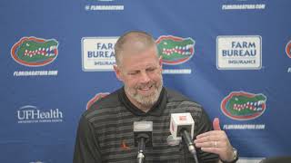 Florida Gators Football  Mississippi State Post Game Press Conference [upl. by Nairot]