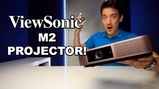 VIEWSONIC M2 FULL HD LED PROJECTOR REVIEW [upl. by Susy]