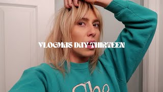 Giving Myself A Shag Haircut At Home  Vlogmas Day 13 2021 [upl. by Nussbaum]