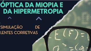 Miopia Lente divergente e Hipermetropia Lente convergente  Demonstração [upl. by Ainerbas56]