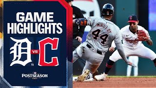 Tigers vs Guardians ALDS Game 2 Highlights 10724  MLB Highlights [upl. by Camala263]