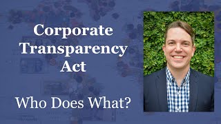 Corporate Transparency Act Who Does What [upl. by Warde]