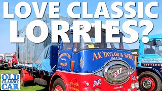 The classic lorries pickup trucks amp vans ERF Foden Bedford AEC etc at Smallwood Vintage Rally [upl. by Perren163]