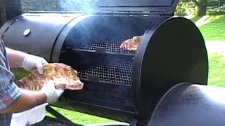 Beef Ribs low and slow You Tube Grillfest 2011 BBQ smoker how to video recipe littleGasthaus [upl. by Nnyroc]