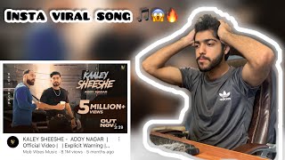 Reaction on KALEY SHEESHE  ADDY NAGAR  Official Video   Explicit Warning  Ft Aadi Nagar [upl. by Sheline743]