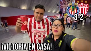 CHIVAS vs NECAXA 32 ¡VICTORIA EN CASA REMONTADA en el Estadio Akron [upl. by Krawczyk]