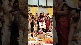 Actor Napoleon Son Dhanush Weds Akshaya💐💐happymomentsdhanushakshayaweddingshortsvideo [upl. by Heimlich823]