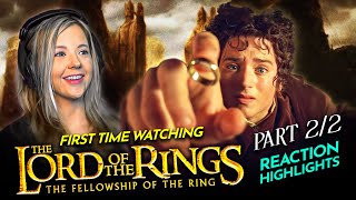 Mia continues LORD OF THE RINGS FELLOWSHIP OF THE RING Extended PART 2 2001 Movie Reaction [upl. by Suiratnauq]