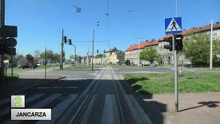 Tramwaje Gorzów Wielkopolski 2023 Linia 2 [upl. by Ellingston428]