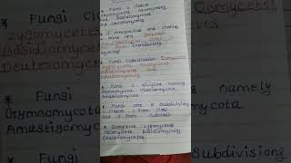 11TH STD BOTANY CHAPTER1 LIVING WORLD II FUNGI CLASSIFICATION FIVE MARK DETAIL SHORT NOTES EXAM [upl. by Leehar163]