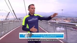 Percorso Maratona e Mezza Maratona di Pescara [upl. by Ymmaj]