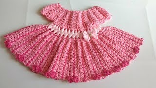 Vestido a crochet para bebe parte 2 [upl. by Alan]