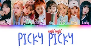 Weki Meki  Picky Picky Sub Español  Color Coded HANROMESP [upl. by Niarb]