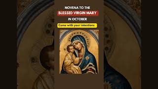 Novena to the Blessed Virgin Mary in the Month of October Marian devotion  October devotion [upl. by Jourdain830]