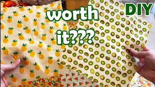 DIY Beeswax Food Wraps Are they worth it [upl. by Assilram772]