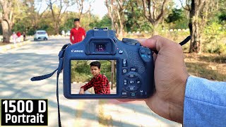 Canon Eos 1500D 55250 lens Outdoor Portrait Photography [upl. by Ahusoj928]