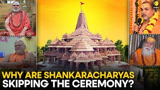 Ram Mandir inauguration Why are all four Shankaracharyas not attending the Ayodhya ceremony [upl. by Thrasher]