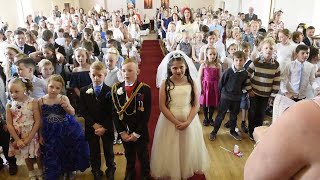 School Kids Perform Their Own Royal Wedding [upl. by Dole]