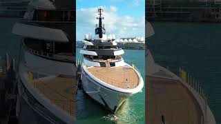 AHPO Mega yacht in Miami Beach [upl. by Halilahk]