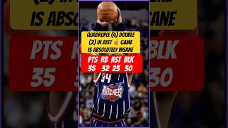 Which player was the first to record a quadruple double nba viral quiz viralvideo basketball [upl. by Katinka]