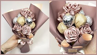 Easy DIY StepbyStep Chocolate Bouquet [upl. by Oiramad38]