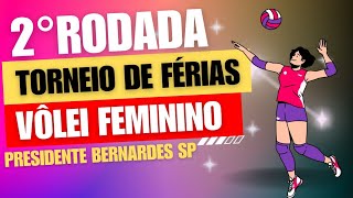 AO VIVO COM IMAGENS 1° TORNEIO DE FÉRIAS DE VÔLEI FEMININO EM PRESIDENTE BERNARDES aovivo volei [upl. by Asusej47]