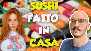 Io e Mangaka1996 facciamo il sushi in casa 🍣 [upl. by Niwled145]