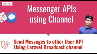 08 Laravel Real time Chat Application  Making Chat API  Create List [upl. by Inalaehak]