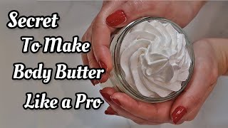 Homemade Body Butter with Big Companies Trick [upl. by Eessac690]