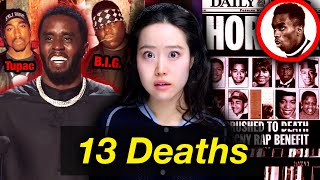 13 Deaths Around Diddy 9 Victims of City College Incident Tupac amp Biggie Kim Porter and more [upl. by Ycniuqal274]