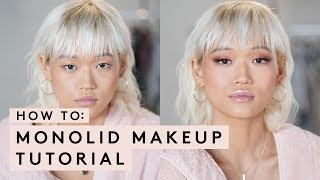 MONOLID MAKEUP TUTORIAL  FENTY BEAUTY [upl. by Dwane]