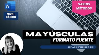 🔵 Cómo poner Mayúsculas Minúsculas y Versalitas en Word [upl. by Beedon]