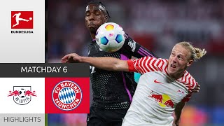 Dramatic Comeback  RB Leipzig  Bayern München 22  Highlights  Matchday 6 – Bundesliga 202324 [upl. by Notnerb]