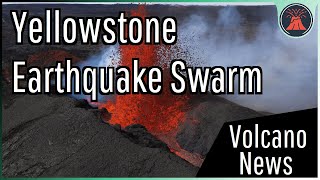 This Week in Volcano News Yellowstone Earthquake Swarm Galapagos Volcano Update [upl. by Zirtaeb252]