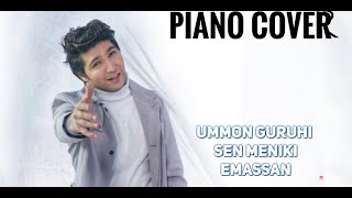 Ummon  Sen meniki emassan karaoke uzbekcha video clip tekst lyric piano version new version remix [upl. by Hengel]