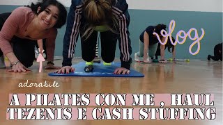 VI PORTO CON ME a PILATES  Haul Tezenis e mi approccio al CASHSTUFFING 🤷‍♀️ vlog [upl. by Salokcin123]