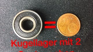 Kugellager selber machen beim Fidget SPINNER  MIT 2 CENT [upl. by Oisorbma]