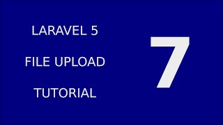 Laravel 5 FileUpload Tutorial System  7 Store Uploaded File In Database Part1 [upl. by Grissom957]