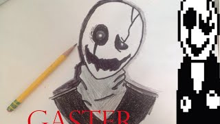 UNDERTALEDibujando a WD GasterDrawing WD Gaster [upl. by Iney401]