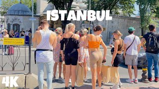 4K 🦊 Istanbul Walk Galataport Walking Tour  July 2022 [upl. by Nasah]