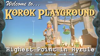 Korok Playground at the highest point in Hyrule [upl. by Ibbed241]