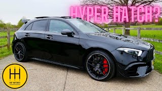 MERCEDESBENZ A45 AMG S PLUS Review  Episode 15  THE HYPER HATCH  wwwhothatchescouk 😳😈🫥✌️🤯💥 [upl. by Meedan]