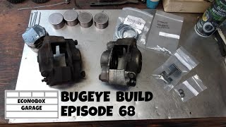 How to rebuild Austin Healey Sprite amp MG Midget front brake calipers Bugeye Build Episode 68 [upl. by Shanta]