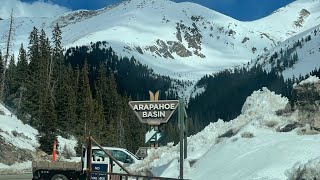 Cruising Around Arapahoe Basin on a Beautiful Day 32024 [upl. by Leshia]