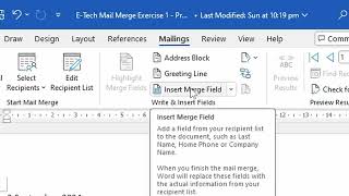 Simple Mail Merge ENG  Using Productivity Tools  Empowerment Technologies [upl. by Varini]