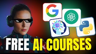 5 FREE AI courses to learn AI ML in 2024  Become AI Expert [upl. by Benedetto]